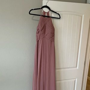 Azazie “ginger” bridesmaid dress size A4 in color dusty rose